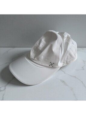 LULULEMON Women's White Run Fast Baseball Hat Cap One Size